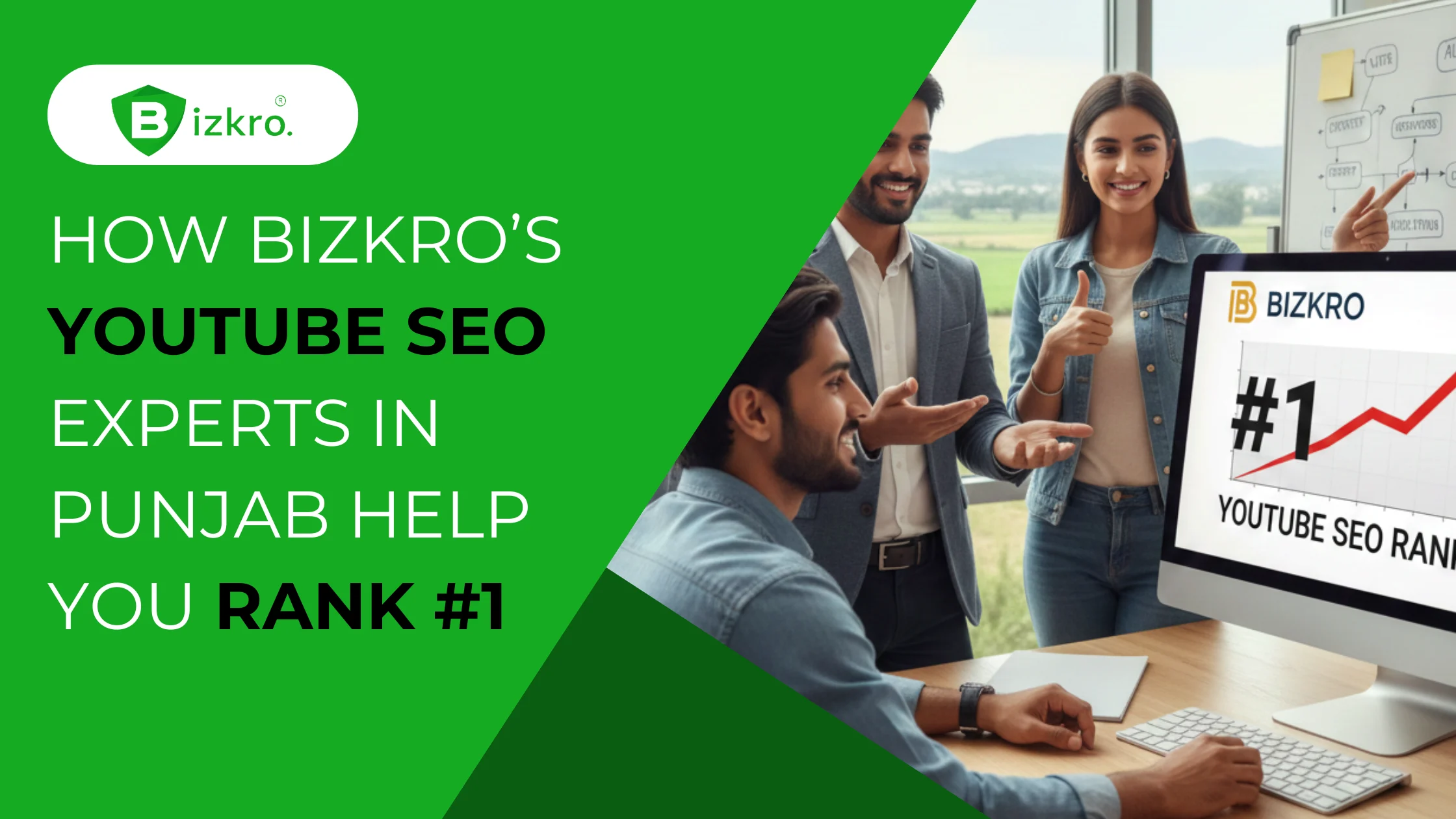 How Bizkro’s YouTube SEO Experts in Punjab Help You Rank #1
