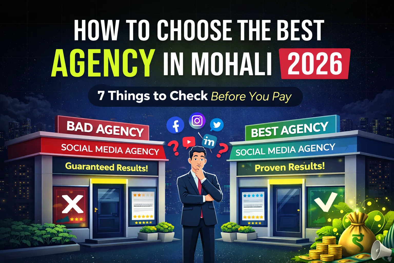 social media marketing agency in Mohali guide showing how to choose the best agency before hiring
